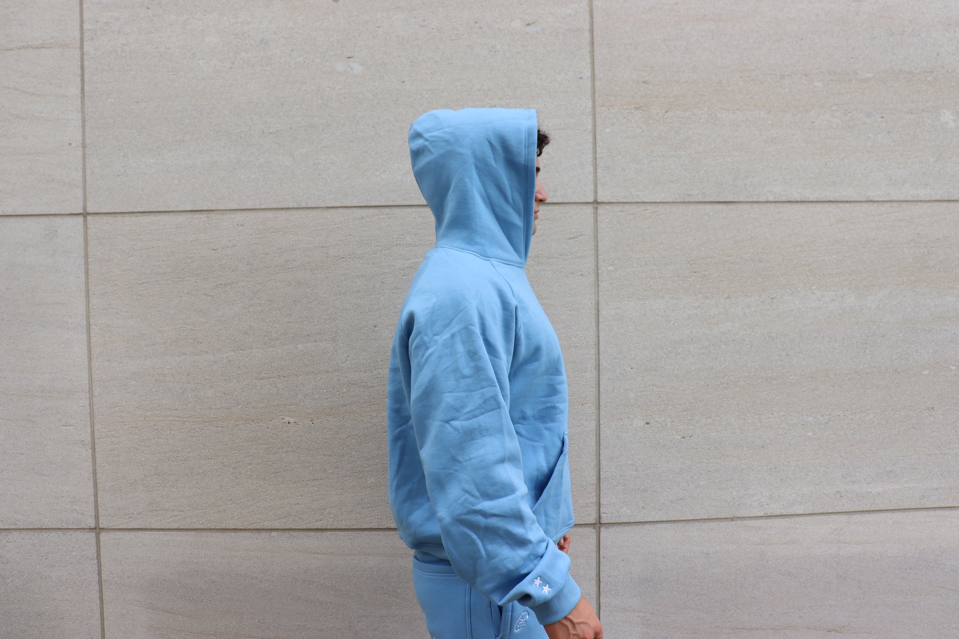 BASIC HOODIE BABYBLUE