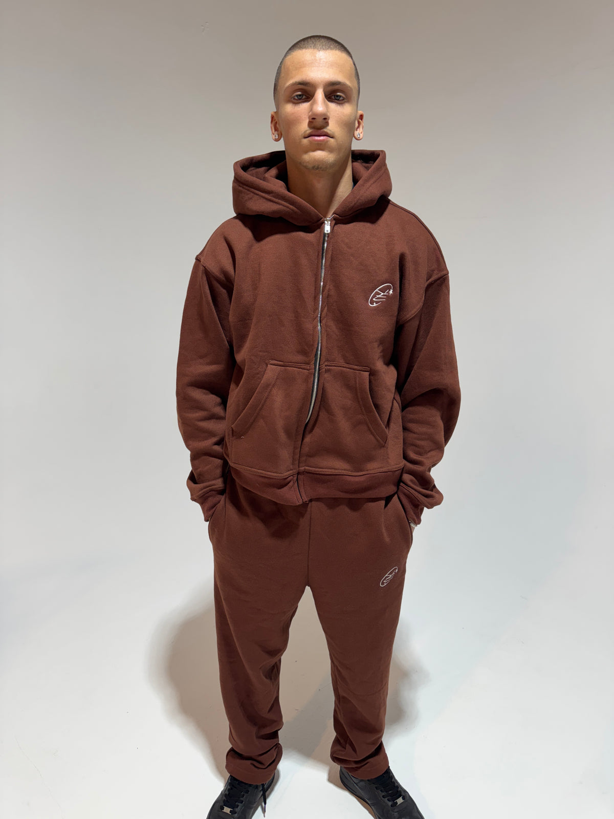 Basic Tracksuit Chocolate Brown