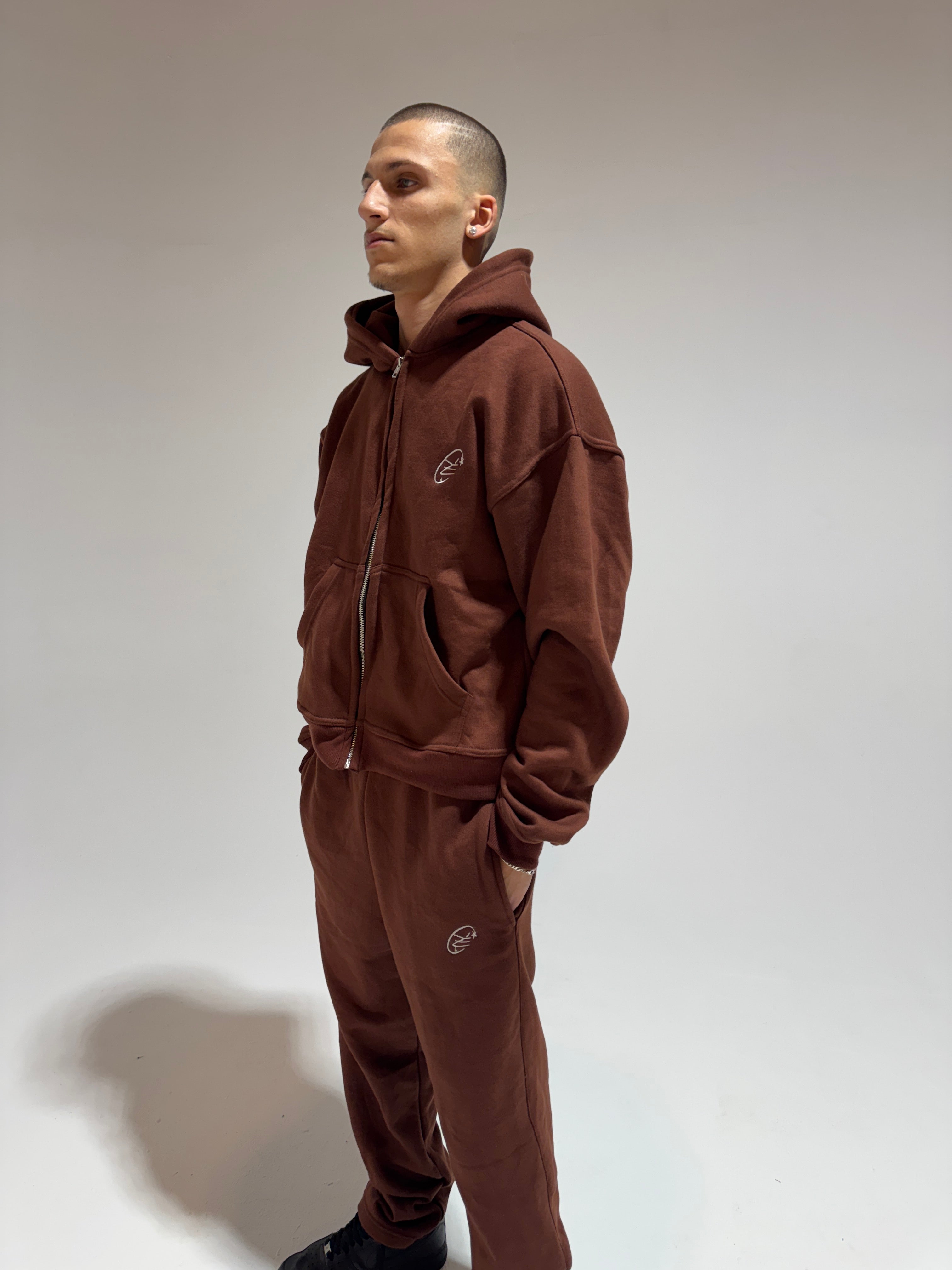 Basic Tracksuit Chocolate Brown