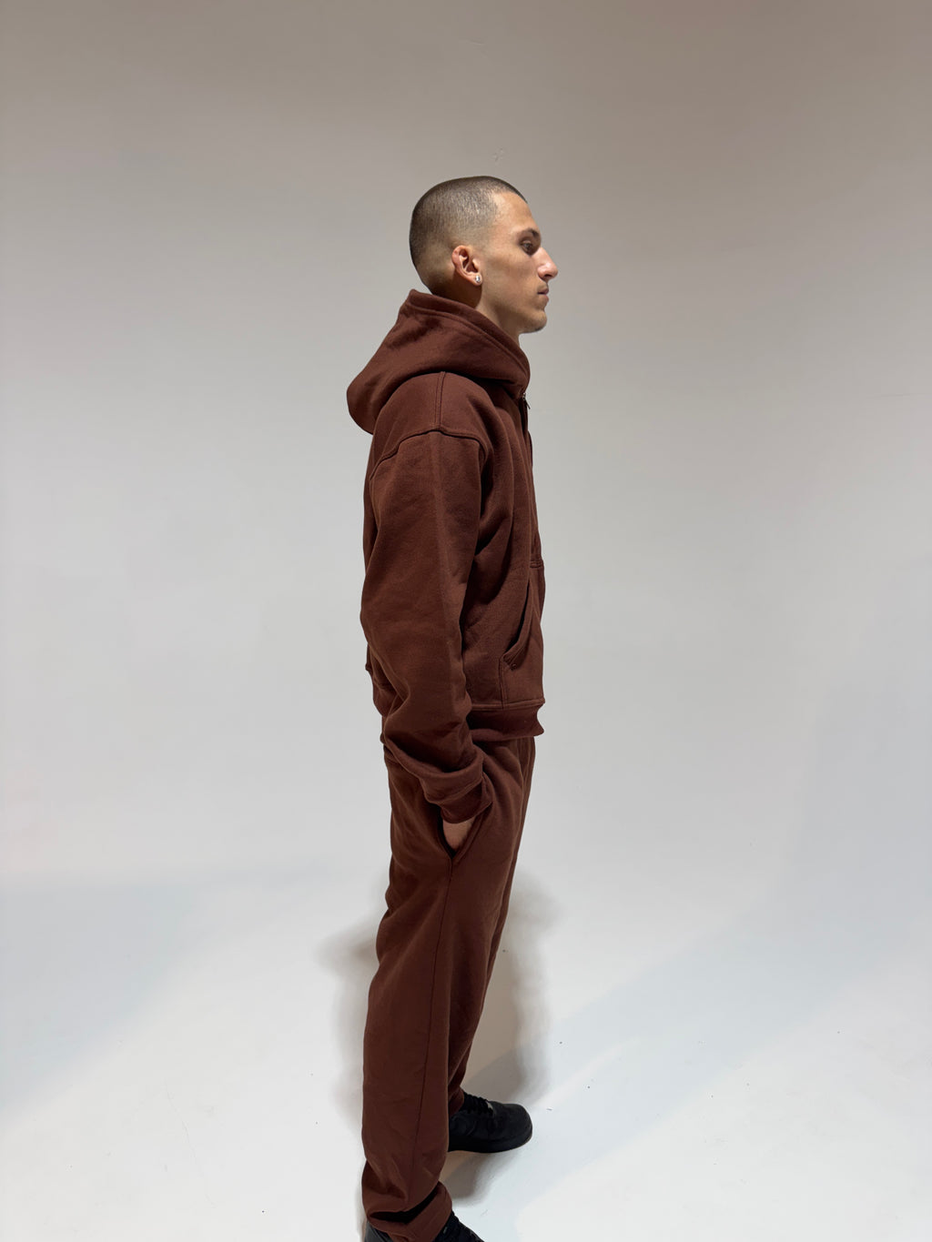 Basic Tracksuit Chocolate Brown