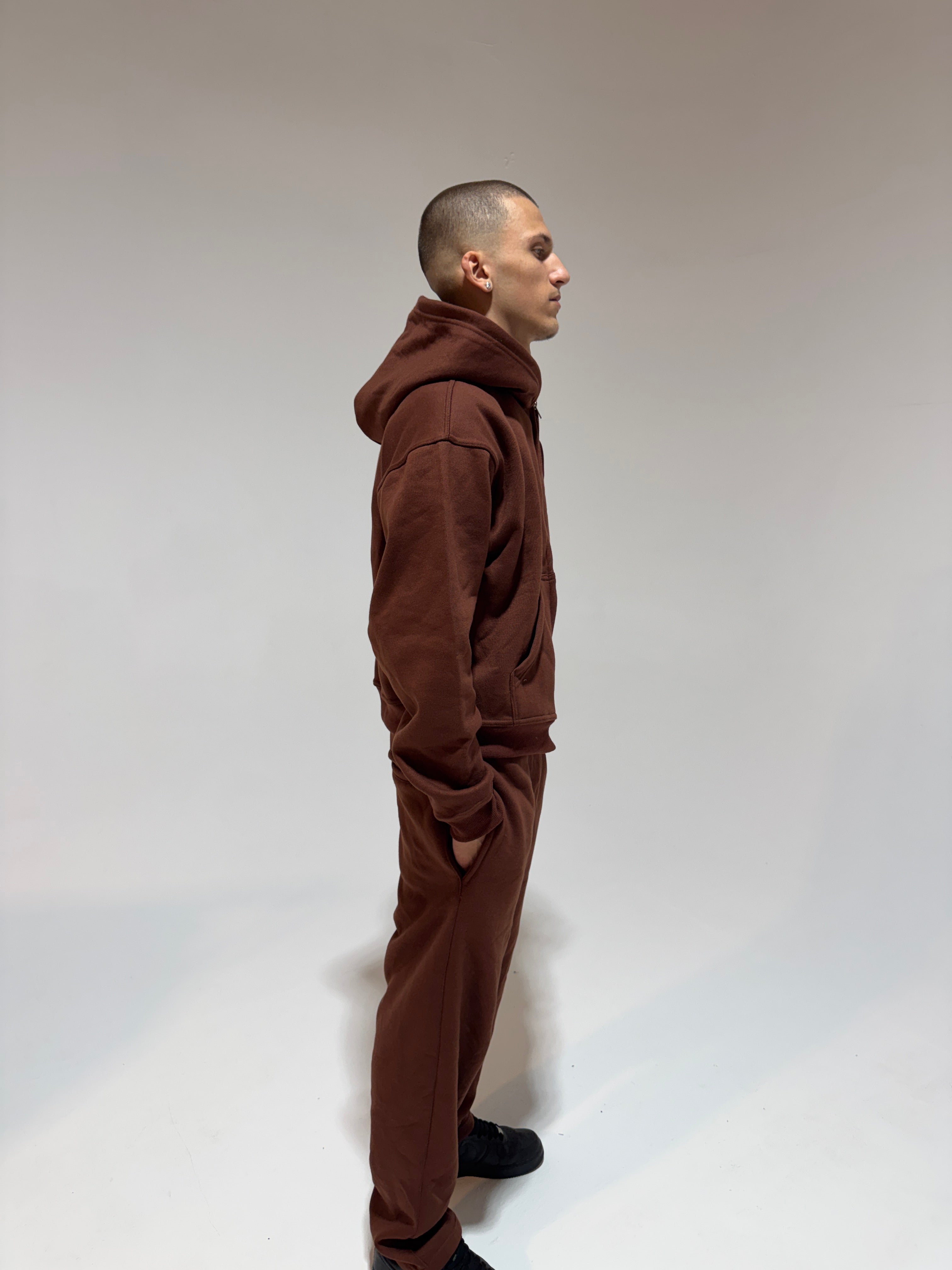 Basic Tracksuit Chocolate Brown