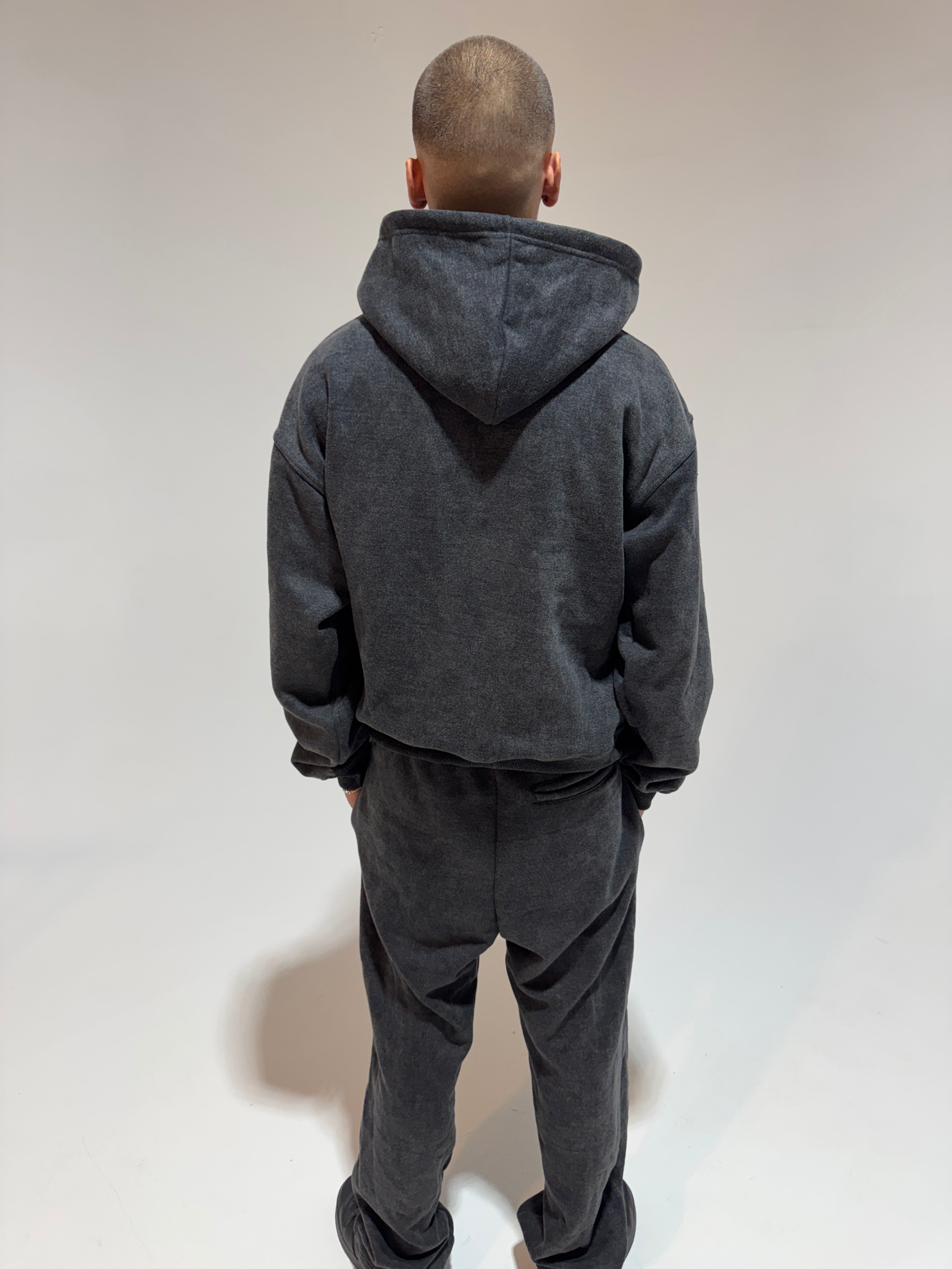 Signature Tracksuit Washed Black